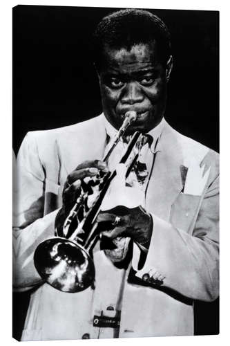 Canvastavla Louis Armstrong I