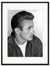 Gerahmter Kunstdruck James Dean, Profil