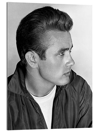 Quadro em plexi-alumínio James Dean, Side Profile