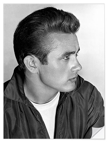 Adesivo murale James Dean, Side Profile