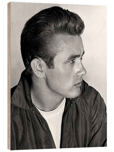 Holzbild James Dean, Profil