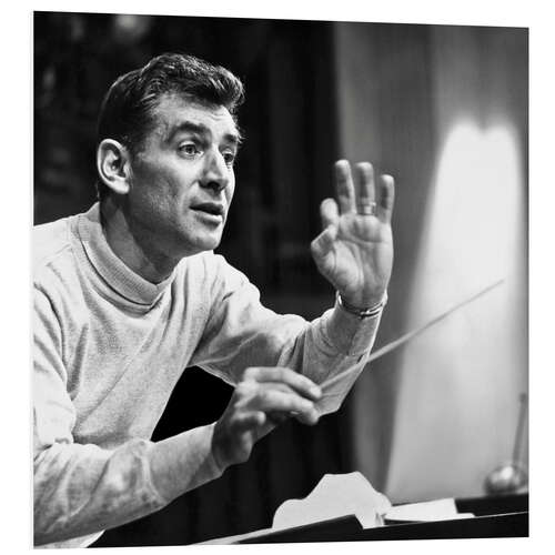 Hartschaumbild Leonard Bernstein