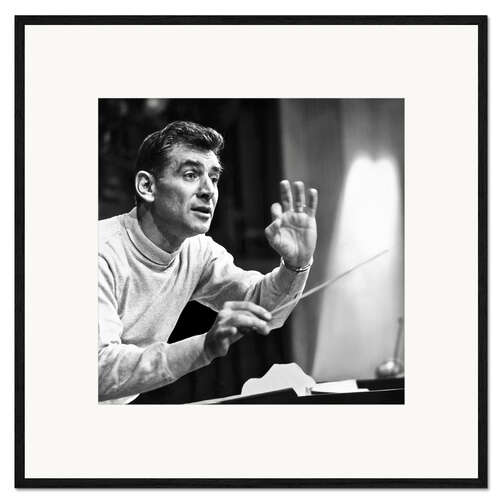 Framed art print Leonard Bernstein