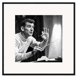Framed art print Leonard Bernstein