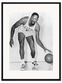 Gerahmter Kunstdruck Bill Russell