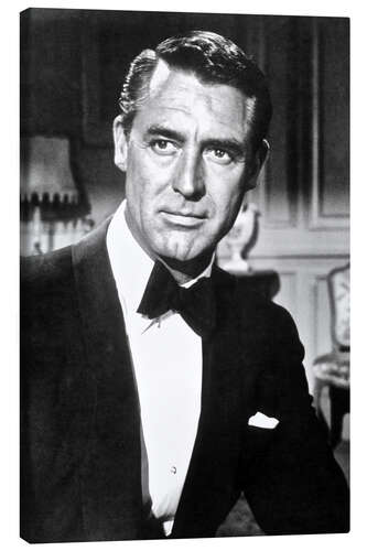 Canvas-taulu Cary Grant with Bow Tie