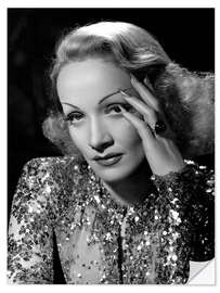 Wall sticker Marlene Dietrich in Sequins Dress