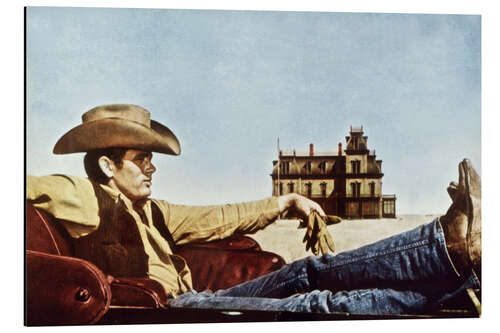 Alumiinitaulu James Dean as a cowboy