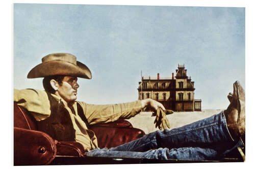 PVC print James Dean as a cowboy