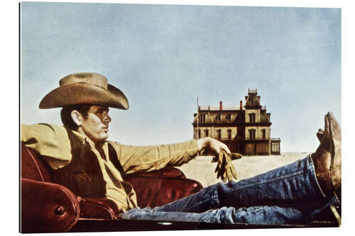 Gallery print James Dean as a cowboy