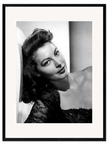 Impressão artística com moldura Ava Gardner I