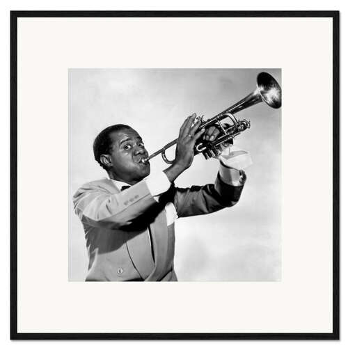 Framed art print Louis Armstrong II
