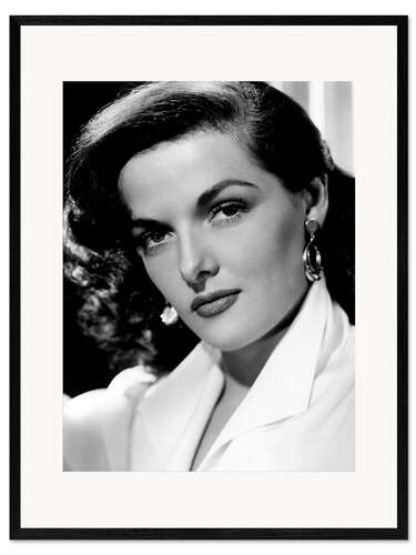 Inramat konsttryck Jane Russell