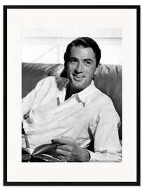 Ingelijste kunstdruk Gregory Peck