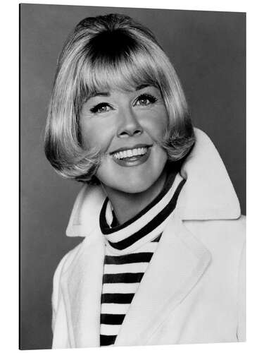 Stampa su alluminio Doris Day Smiling