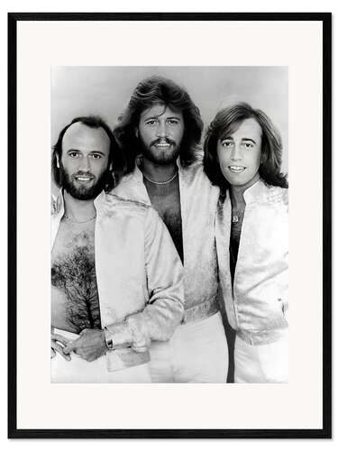 Ingelijste kunstdruk The Bee Gees