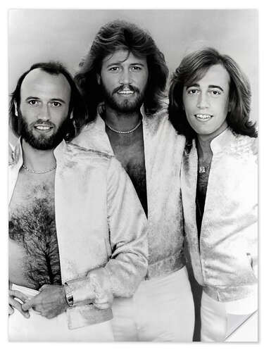 Sticker mural Les Bee Gees