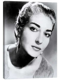 Canvas print Maria Callas