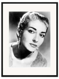 Gerahmter Kunstdruck Maria Callas