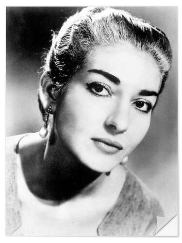 Naklejka na ścianę Maria Callas