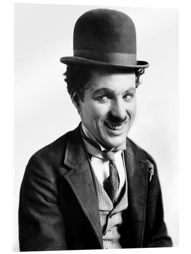 Akrylbilde Charlie Chaplin Smile