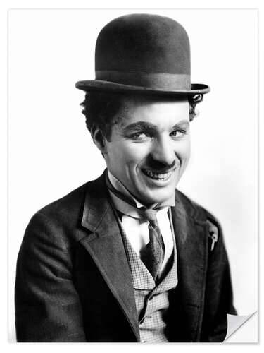 Wall sticker Charlie Chaplin Smile