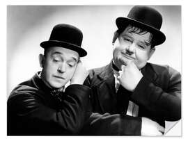 Wall sticker Stan Laurel and Oliver Hardy IV