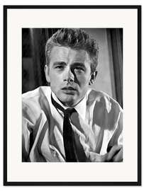 Gerahmter Kunstdruck James Dean Porträt
