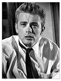 Selvklebende plakat James Dean Portrait