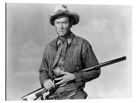 Magnettafel James Stewart als Cowboy