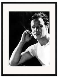 Gerahmter Kunstdruck Marlon Brando Portrait I