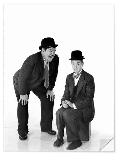 Naklejka na ścianę Laurel and Hardy III