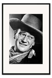 Gerahmter Kunstdruck John Wayne