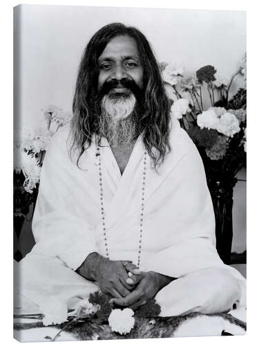 Canvas print Maharishi Mahesh Yogi