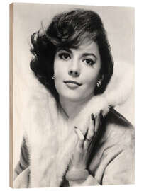 Wood print Natalie Wood