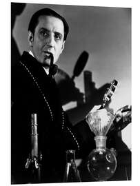 Tableau en PVC Basil Rathbone en Sherlock Holmes