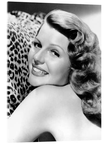 Acrylic print Rita Hayworth