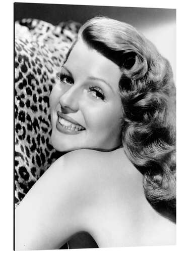 Aluminiumsbilde Rita Hayworth