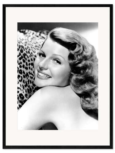 Innrammet kunsttrykk Rita Hayworth