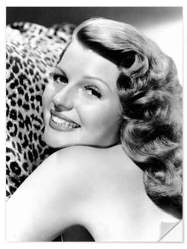 Sticker mural Rita Hayworth