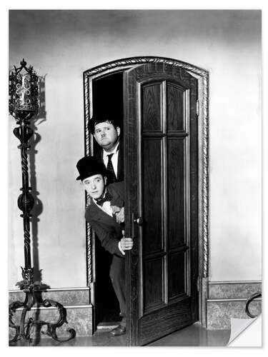 Wall sticker Laurel & Hardy