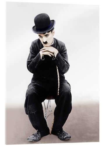 Acrylglasbild Charlie Chaplin