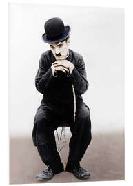 Foam board print Charlie Chaplin