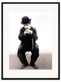 Gerahmter Kunstdruck Charlie Chaplin