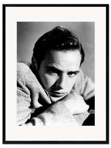 Framed art print Marlon Brando Portrait II