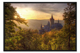 Gerahmter Kunstdruck Schloss Wernigerode