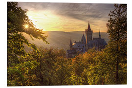 Foam board print Wernigerode Castle