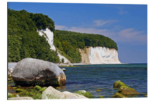 Tableau en aluminium Falaises de craie, Rügen