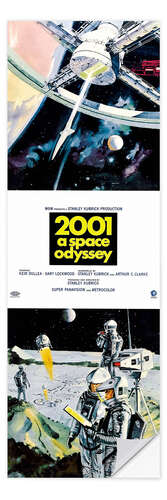 Sticker mural 2001: A Space Odyssey 1968 Landing