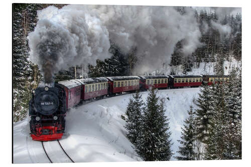 Stampa su alluminio Ferrovia sul Brocken